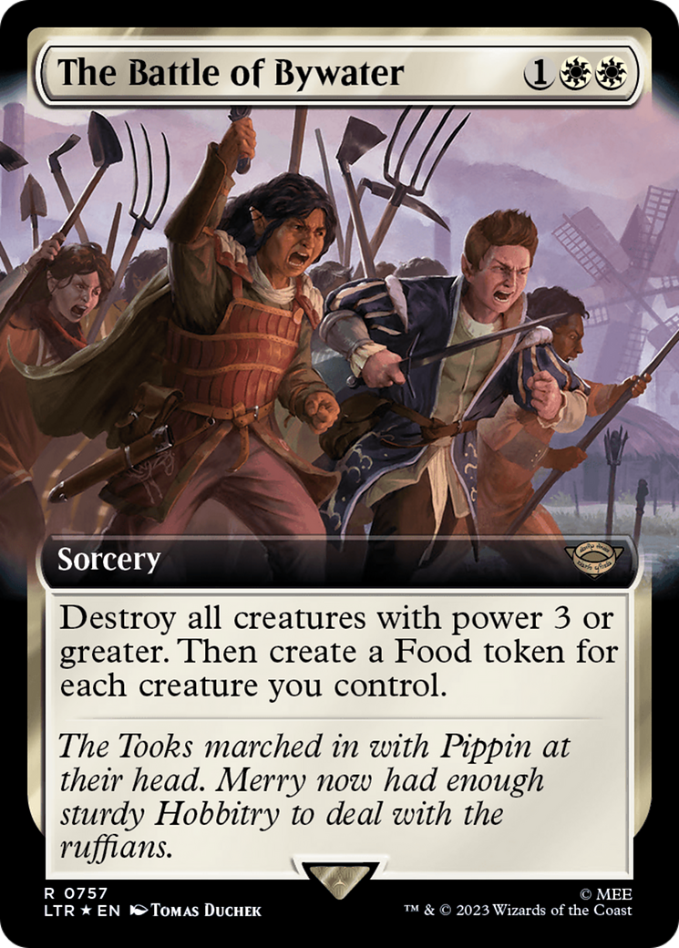 The Battle of Bywater (Extended Art) (Surge Foil) [The Lord of the Rings: Tales of Middle-Earth] | Card Merchant Takapuna