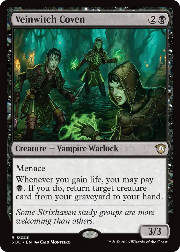 Veinwitch Coven [Secrets of Strixhaven Commander] | Card Merchant Takapuna