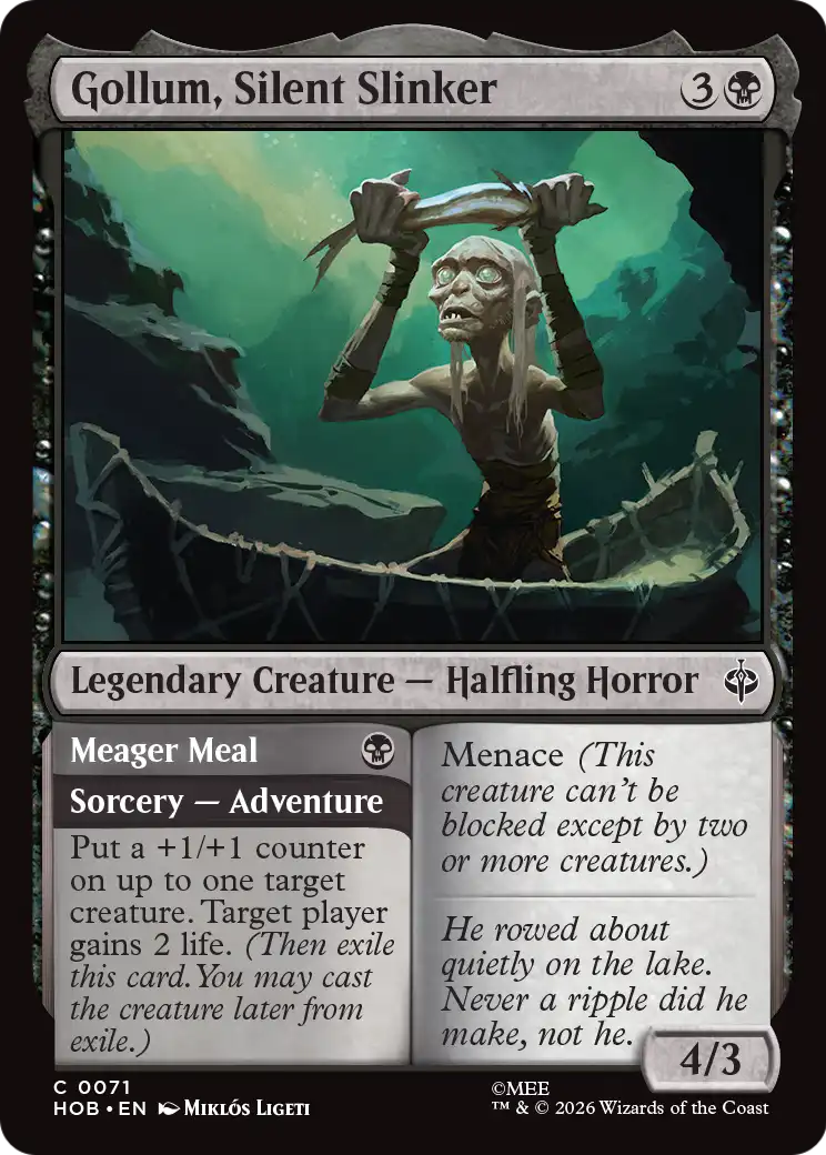 Gollum, Silent Slinker [The Hobbit] | Card Merchant Takapuna