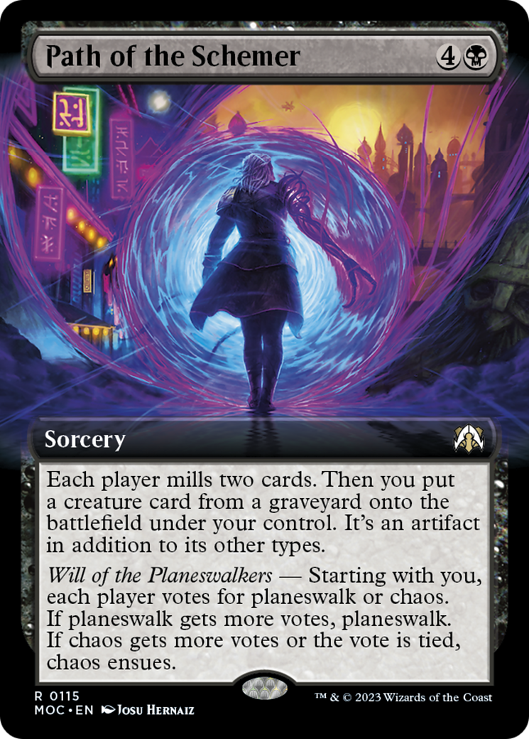 Path of the Schemer (Extended Art) [March of the Machine Commander] | Card Merchant Takapuna