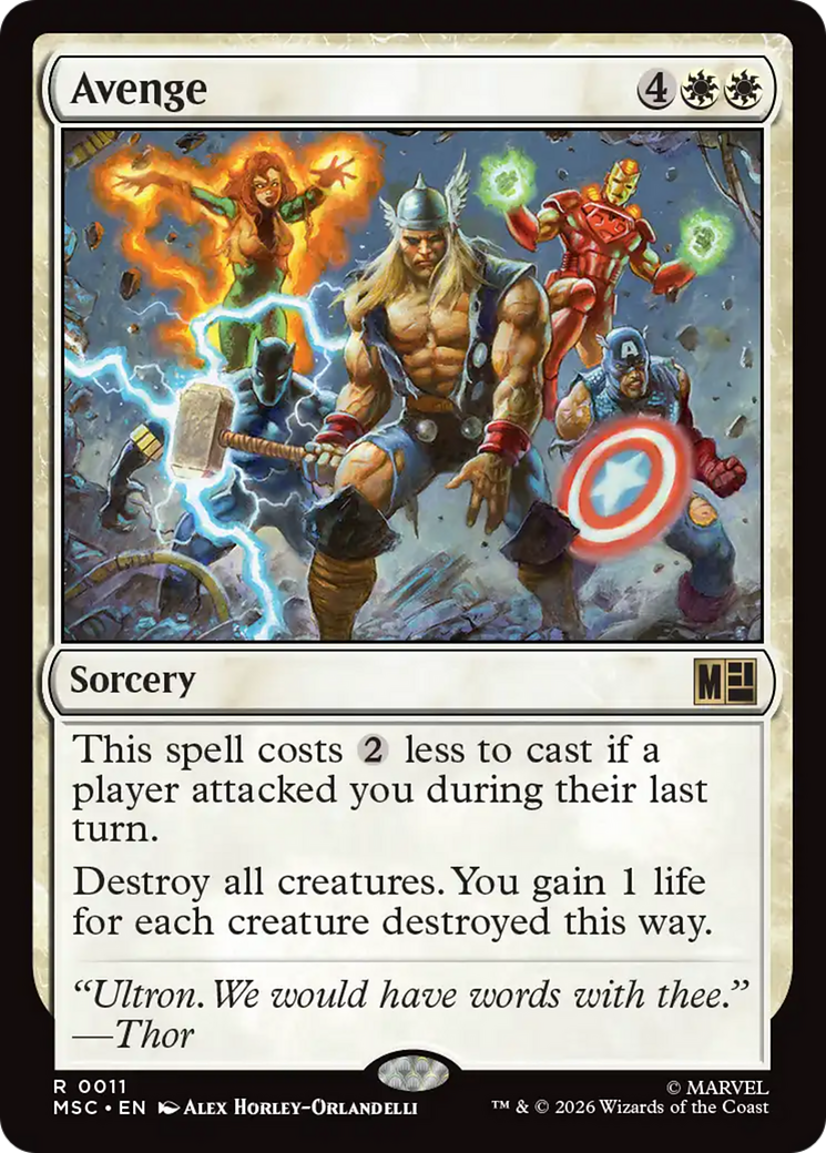 Avenge [Marvel Super Heroes Commander] | Card Merchant Takapuna