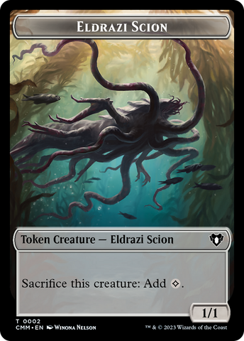 Manifest // Eldrazi Scion Double-Sided Token [Commander Masters Tokens Card Merchant Takapuna Manifest // Eldrazi Scion Double-Sided Token [Commander Masters Tokens Card Merchant Takapuna