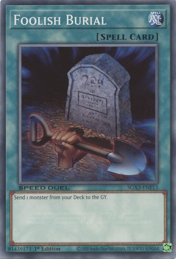 Foolish Burial [SGX3-ENE13] Common | Card Merchant Takapuna