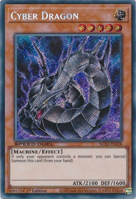Cyber Dragon [SGX3-ENI28] Secret Rare | Card Merchant Takapuna