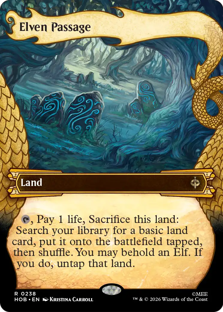 Elven Passage (Showcase) [The Hobbit] | Card Merchant Takapuna