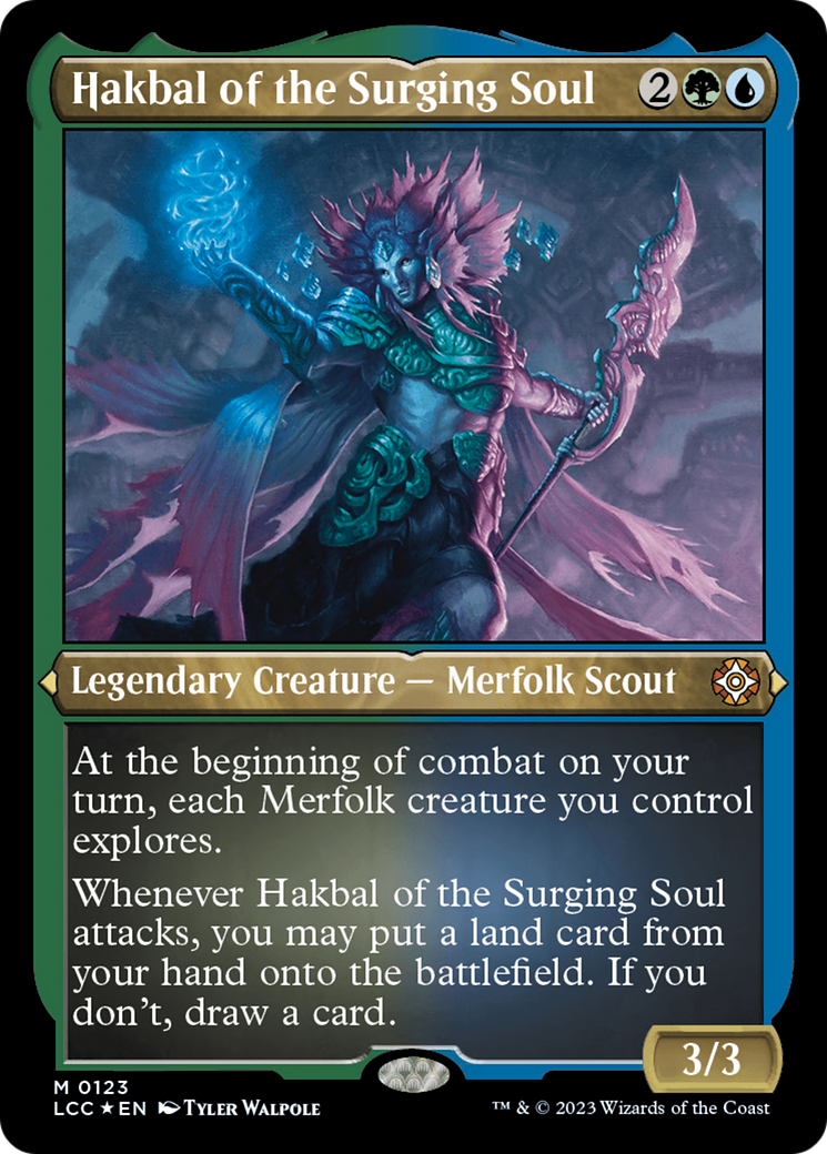 Hakbal of the Surging Soul (Display Commander) [The Lost Caverns of Ixalan Commander] | Card Merchant Takapuna