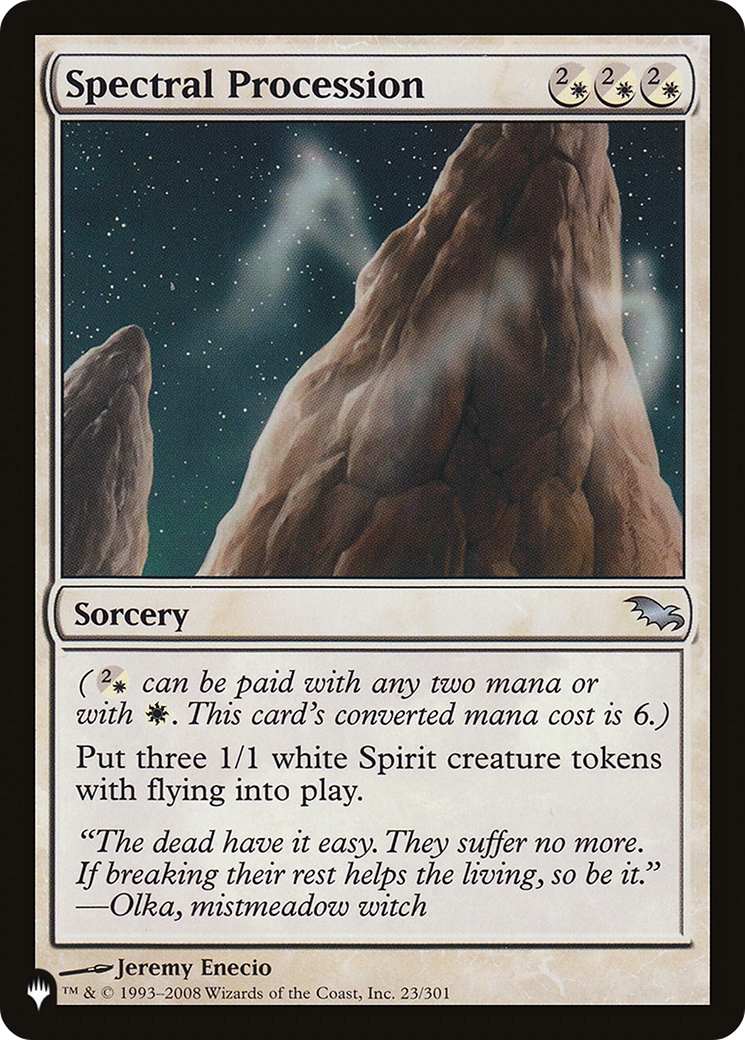 Spectral Procession [The List] | Card Merchant Takapuna