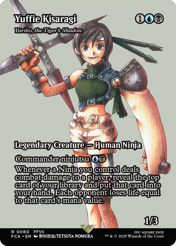 Yuffie Kisaragi - Yuriko, the Tiger's Shadow (Showcase) [FINAL FANTASY : Through the Ages] | Card Merchant Takapuna