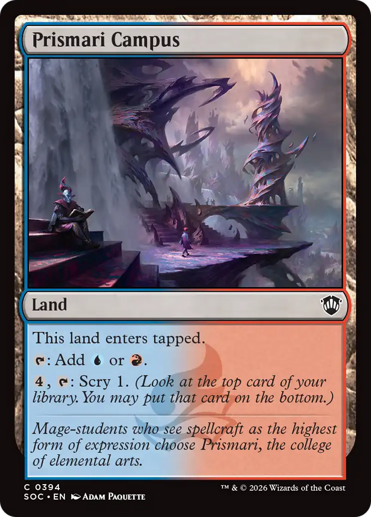 Prismari Campus [Secrets of Strixhaven Commander] | Card Merchant Takapuna
