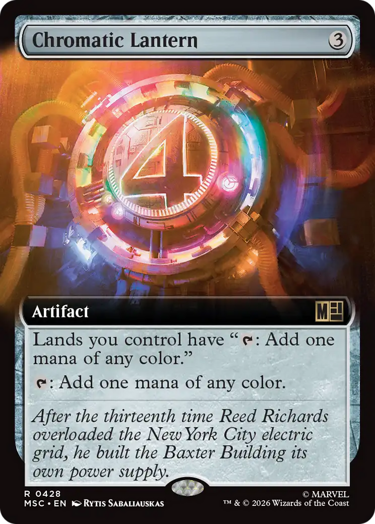 Chromatic Lantern (Extended Art) [Marvel Super Heroes Commander] | Card Merchant Takapuna