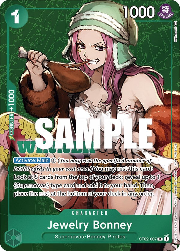 Jewelry Bonney (Tournament Pack Vol. 3) [Winner] [One Piece Promotion Cards] | Card Merchant Takapuna