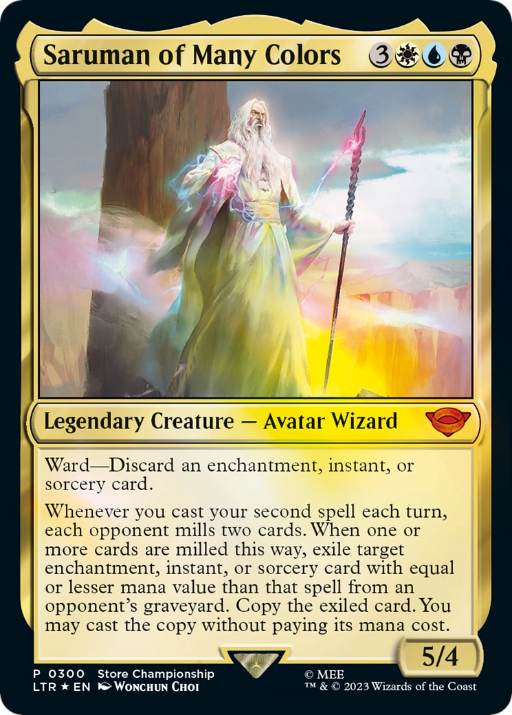 Saruman of Many Colors [Store Championships 2023] | Card Merchant Takapuna