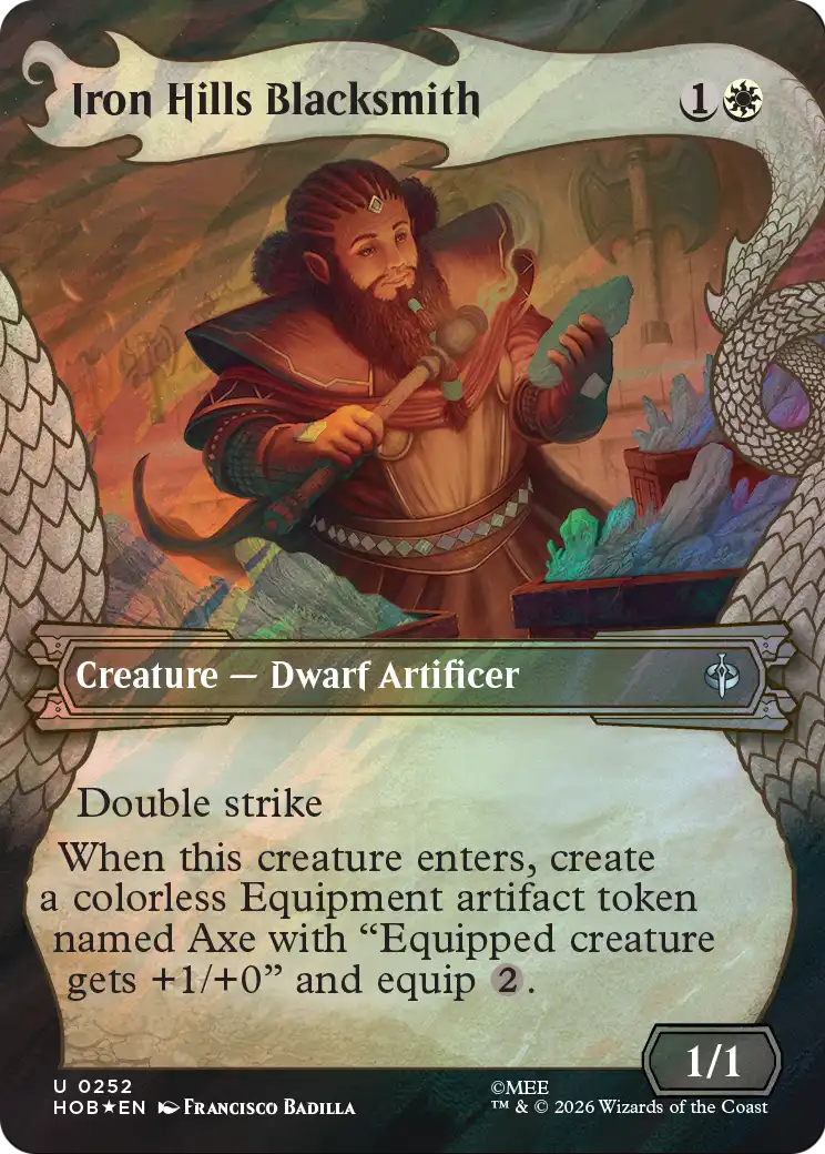 Iron Hills Blacksmith (Showcase) (Surge Foil) [The Hobbit] | Card Merchant Takapuna