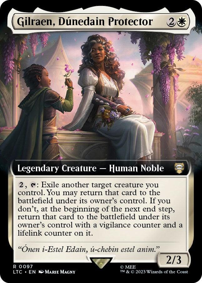 Gilraen, Dunedain Protector (Extended Art) [The Lord of the Rings: Tales of Middle-Earth Commander] | Card Merchant Takapuna