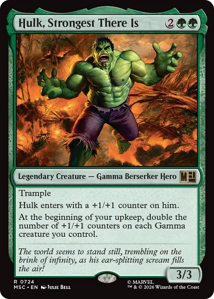 Hulk, Strongest There Is [Marvel Super Heroes Commander] | Card Merchant Takapuna