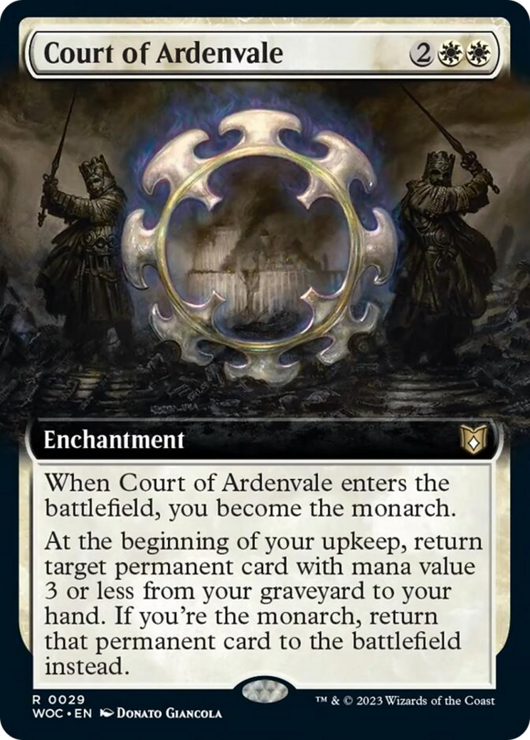 Court of Ardenvale (Extended Art) [Wilds of Eldraine Commander] | Card Merchant Takapuna