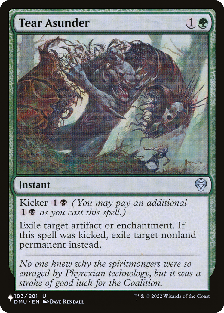 Tear Asunder [The List] | Card Merchant Takapuna