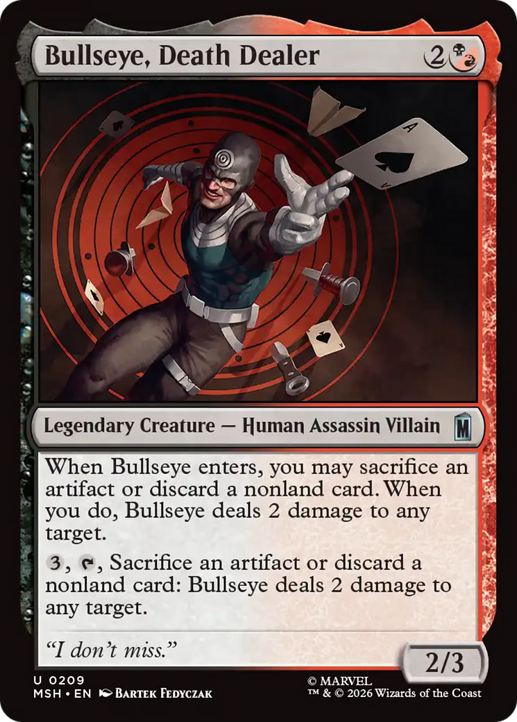 Bullseye, Death Dealer [Marvel Super Heroes] | Card Merchant Takapuna