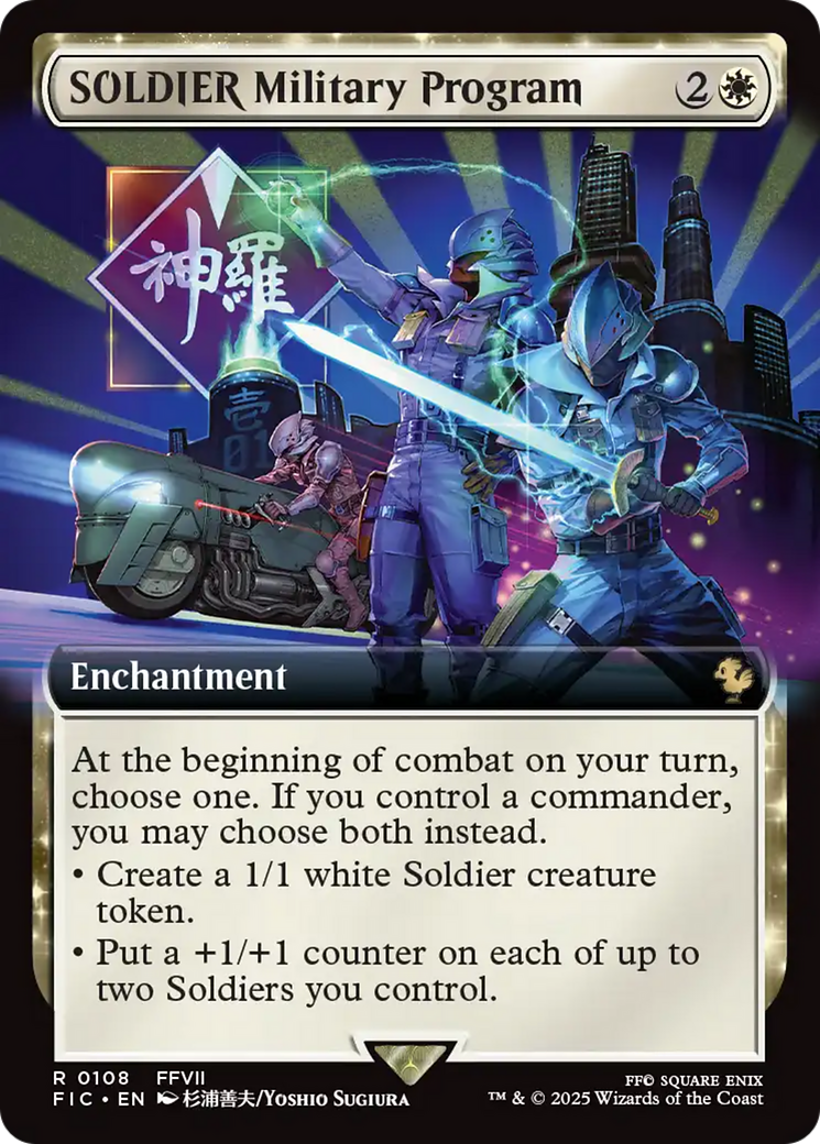 SOLDIER Military Program (Extended Art) [FINAL FANTASY Commander] | Card Merchant Takapuna