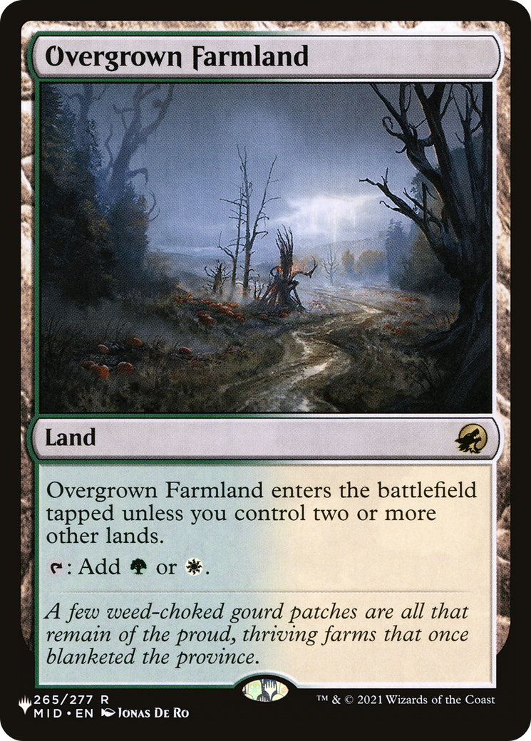 Overgrown Farmland [The List] | Card Merchant Takapuna