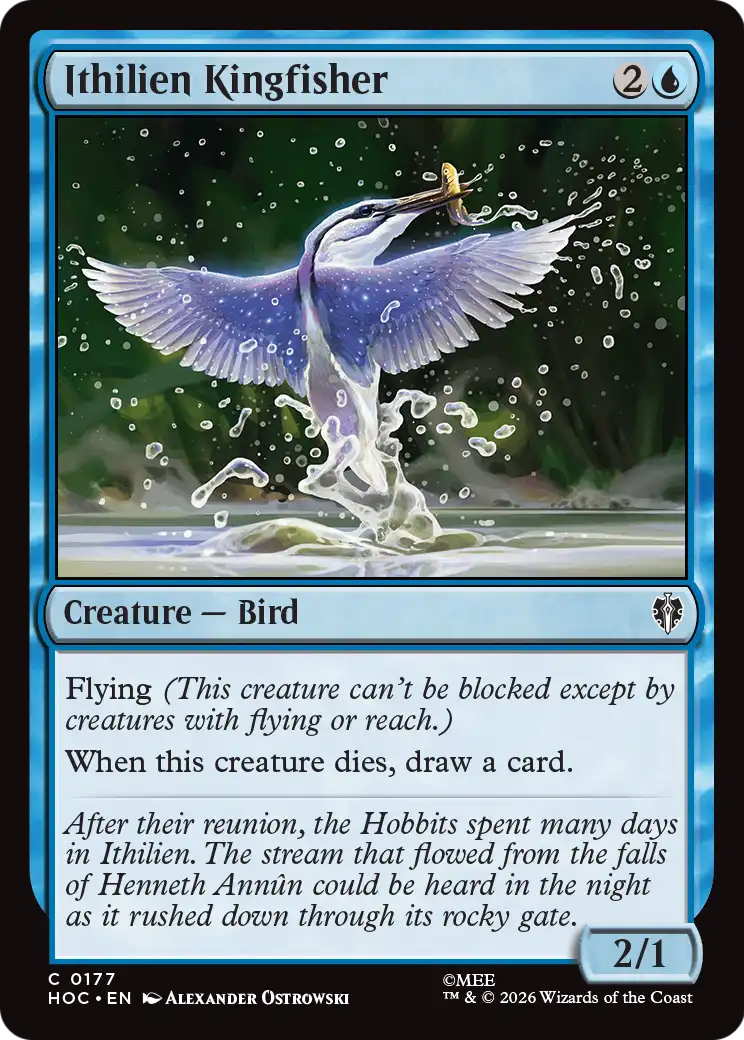 Ithilien Kingfisher [The Hobbit: Eternal-Legal] | Card Merchant Takapuna