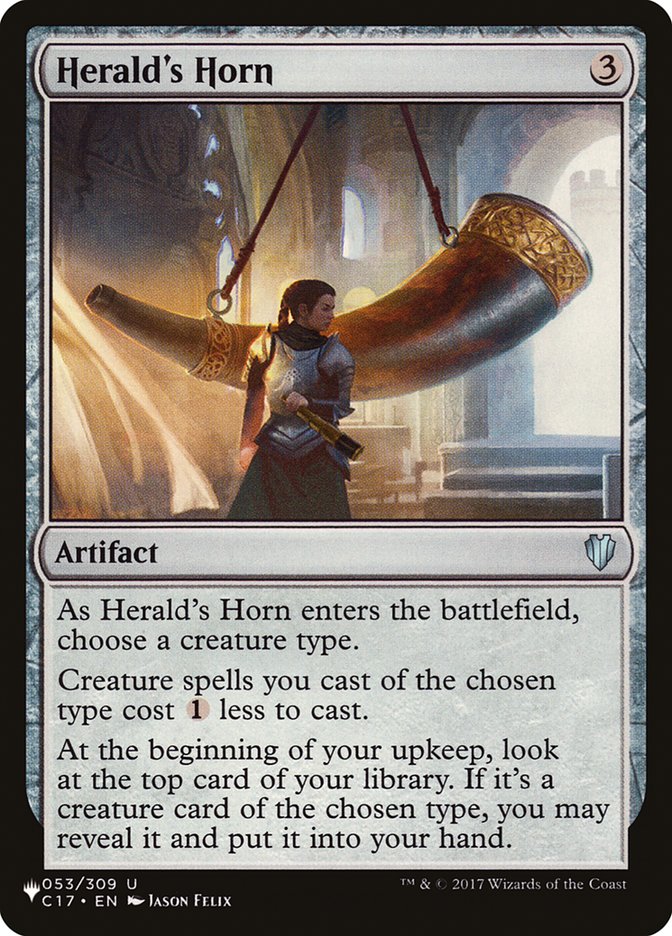 Herald's Horn [The List] | Card Merchant Takapuna
