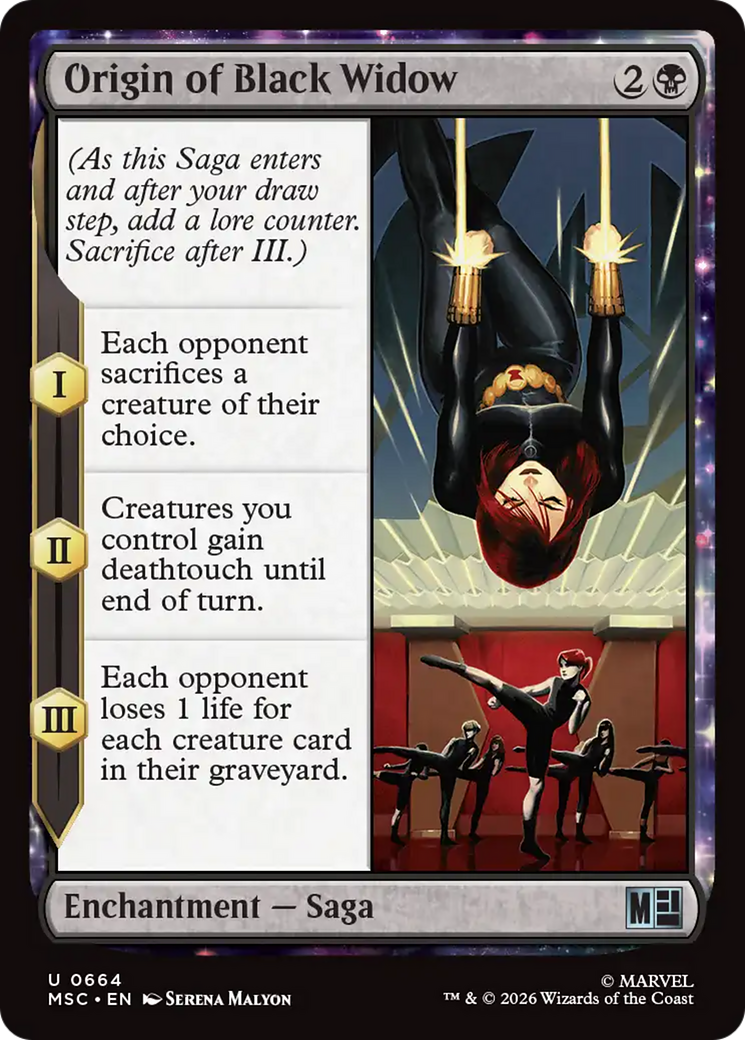 Origin of Black Widow [Marvel Super Heroes Commander] | Card Merchant Takapuna