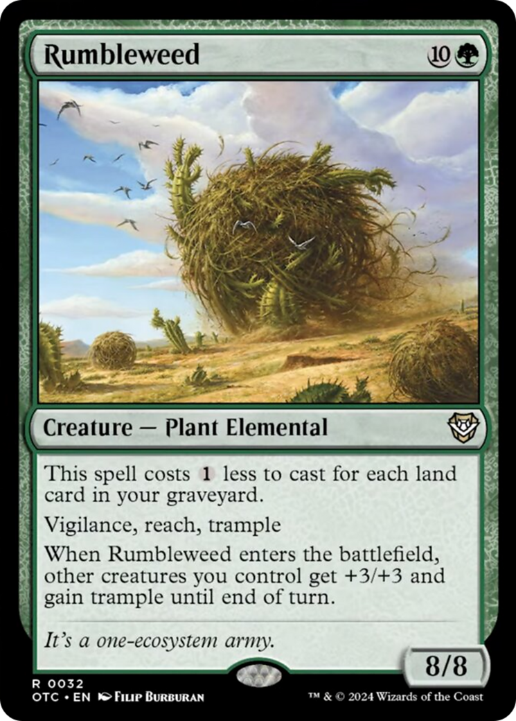 Rumbleweed [Outlaws of Thunder Junction Commander] | Card Merchant Takapuna