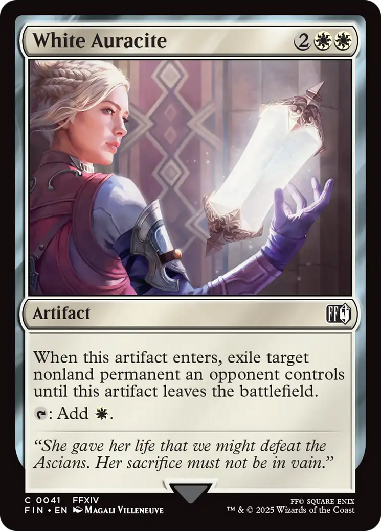 White Auracite [FINAL FANTASY] | Card Merchant Takapuna