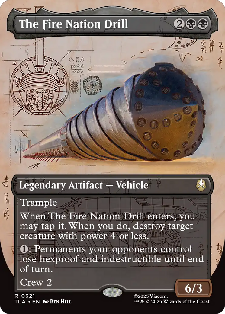 The Fire Nation Drill (Borderless) [Avatar: The Last Airbender] | Card Merchant Takapuna
