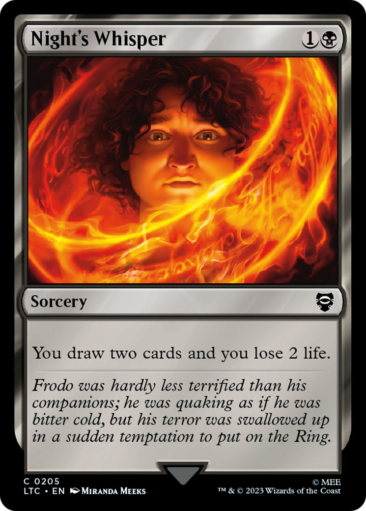 Night's Whisper [The Lord of the Rings: Tales of Middle-Earth Commander] | Card Merchant Takapuna