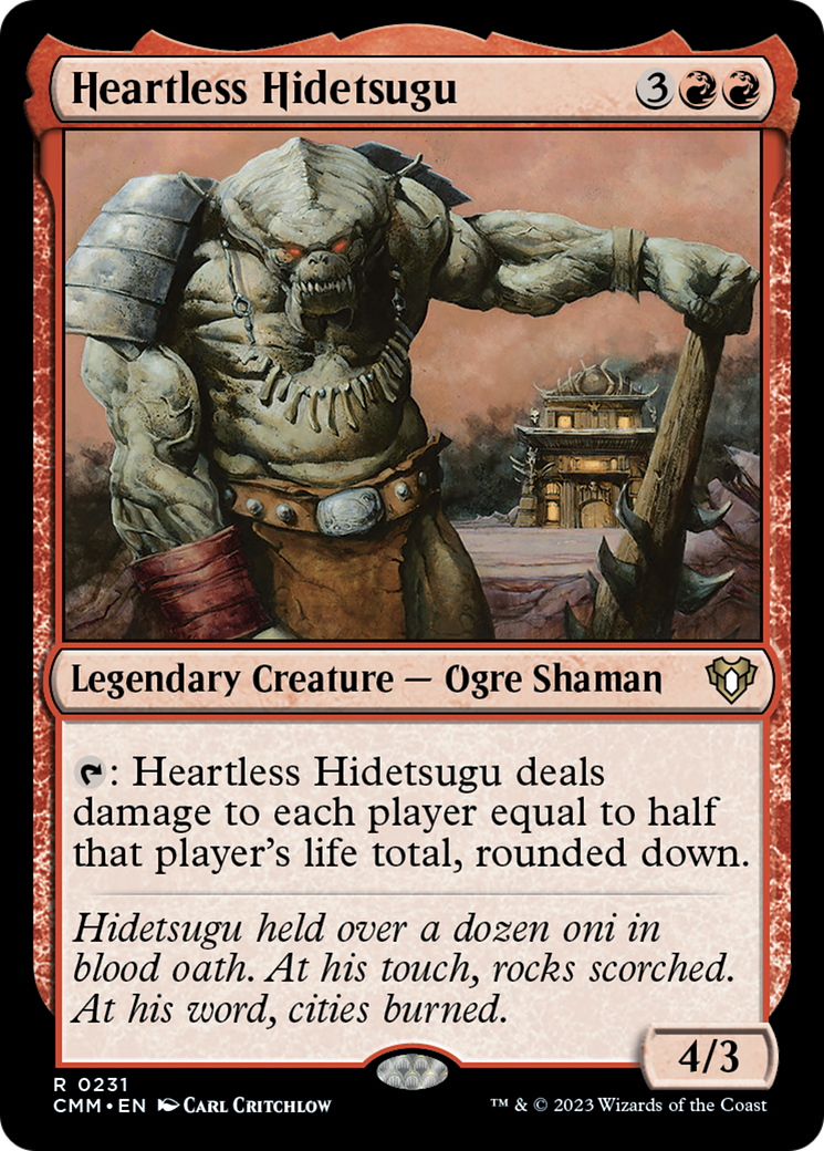 Heartless Hidetsugu [Commander Masters] | Card Merchant Takapuna