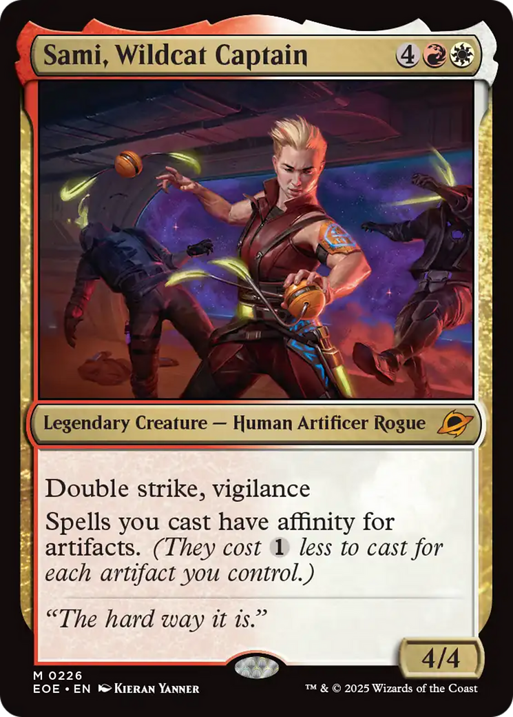 Sami, Wildcat Captain [Edge of Eternities] | Card Merchant Takapuna