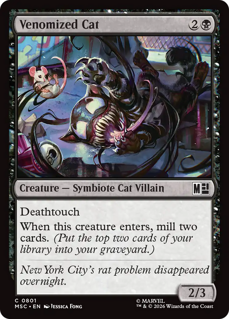 Venomized Cat [Marvel Super Heroes Commander] | Card Merchant Takapuna