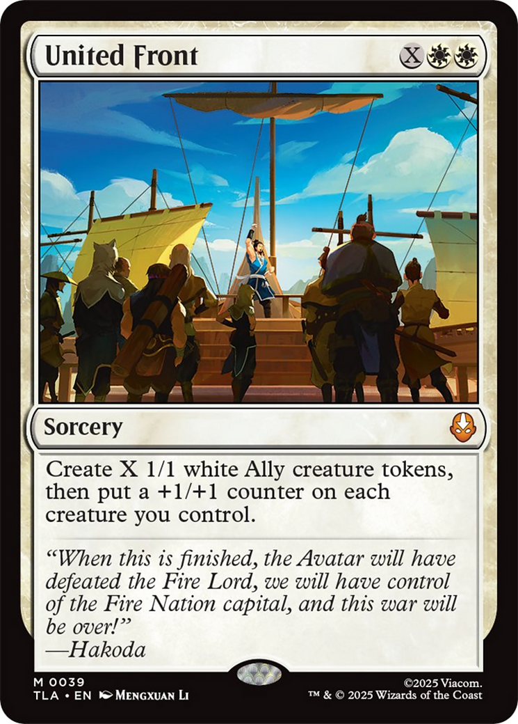 United Front [Avatar: The Last Airbender] | Card Merchant Takapuna