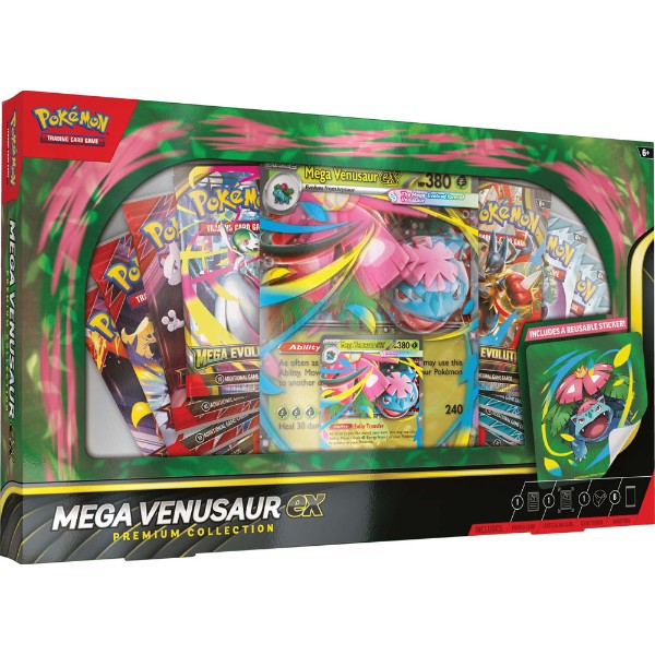 Pokemon TCG - Mega Venusaur ex Premium Collection Box | Card Merchant Takapuna