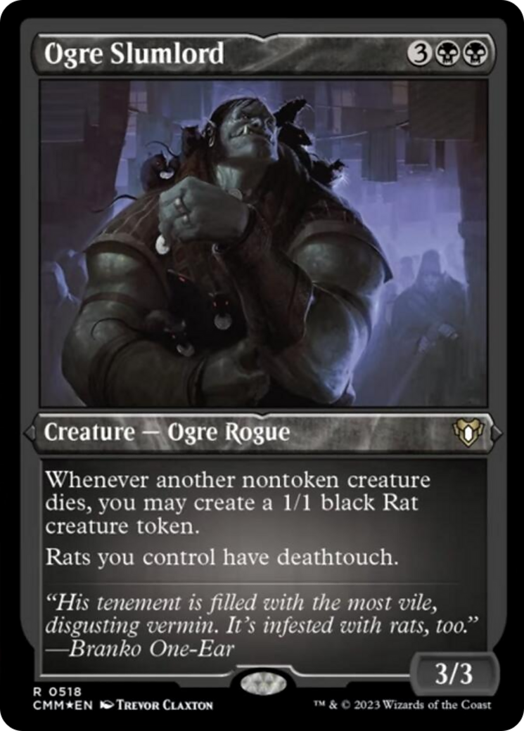 Ogre Slumlord (Foil Etched) [Commander Masters] | Card Merchant Takapuna