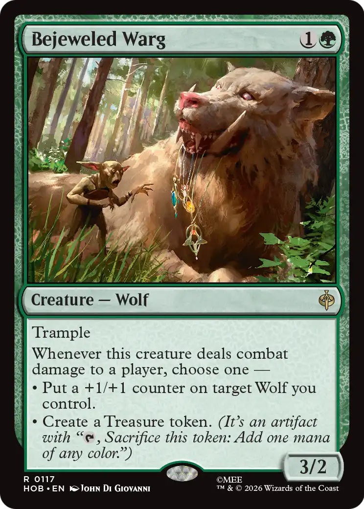 Bejeweled Warg [The Hobbit] | Card Merchant Takapuna
