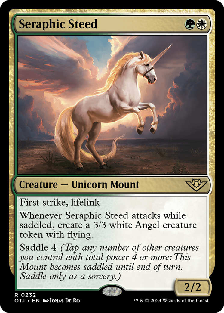 Seraphic Steed [Outlaws of Thunder Junction] | Card Merchant Takapuna