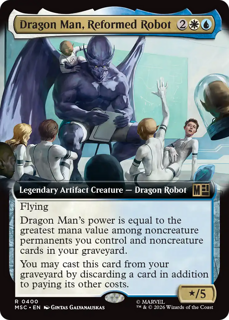Dragon Man, Reformed Robot (Extended Art) [Marvel Super Heroes Commander] | Card Merchant Takapuna