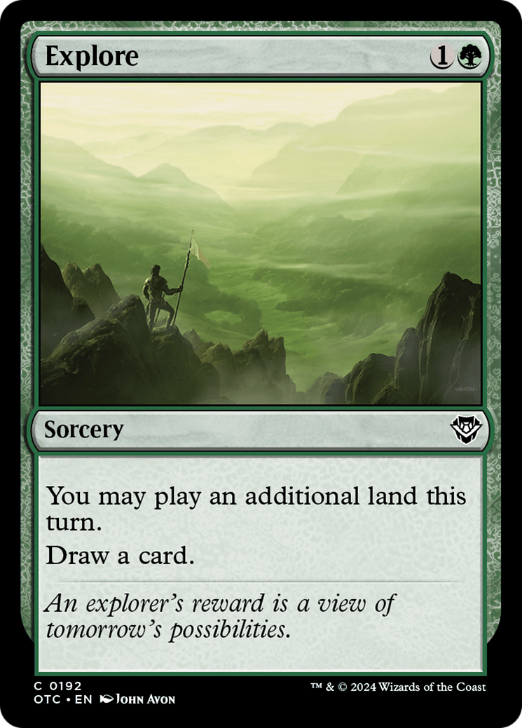 Explore [Outlaws of Thunder Junction Commander] | Card Merchant Takapuna