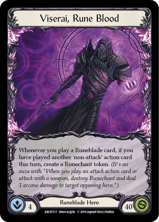Nebula Blade // Viserai, Rune Blood [ARC077 // ARC075] (Arcane Rising) | Card Merchant Takapuna