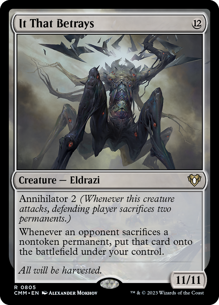 It That Betrays [Commander Masters] | Card Merchant Takapuna