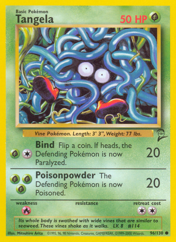Tangela (96/130) [Base Set 2] | Card Merchant Takapuna