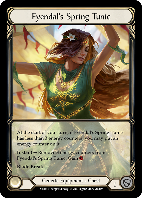 Fyendal's Spring Tunic [FAB002] (Promo)  Rainbow Foil | Card Merchant Takapuna