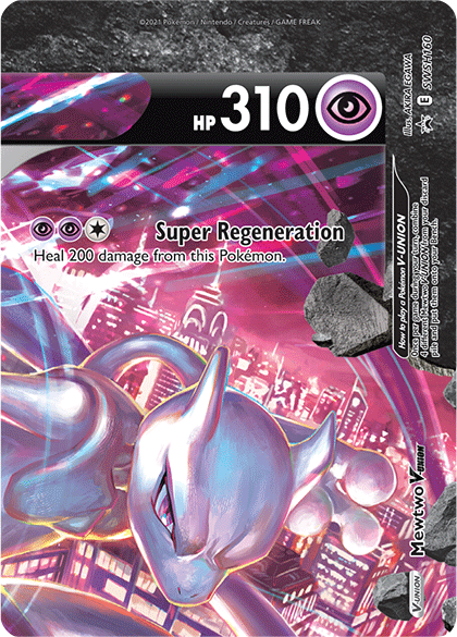 Mewtwo V-Union (SWSH160) [Sword & Shield: Black Star Promos] | Card Merchant Takapuna