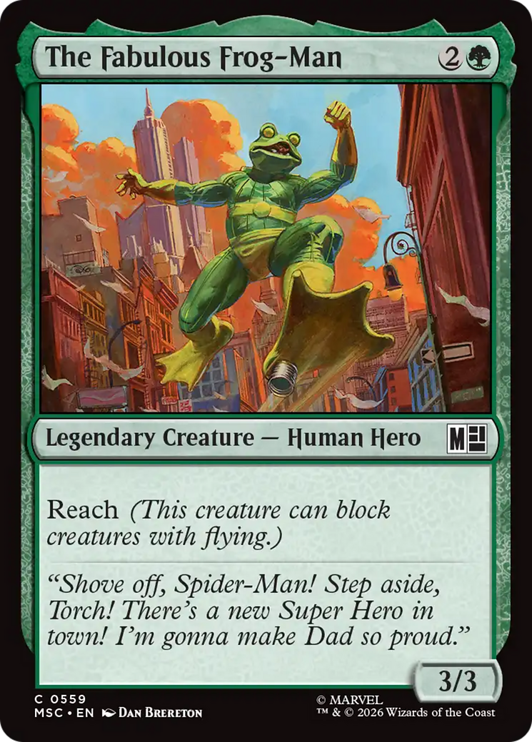 The Fabulous Frog-Man [Marvel Super Heroes Commander] | Card Merchant Takapuna