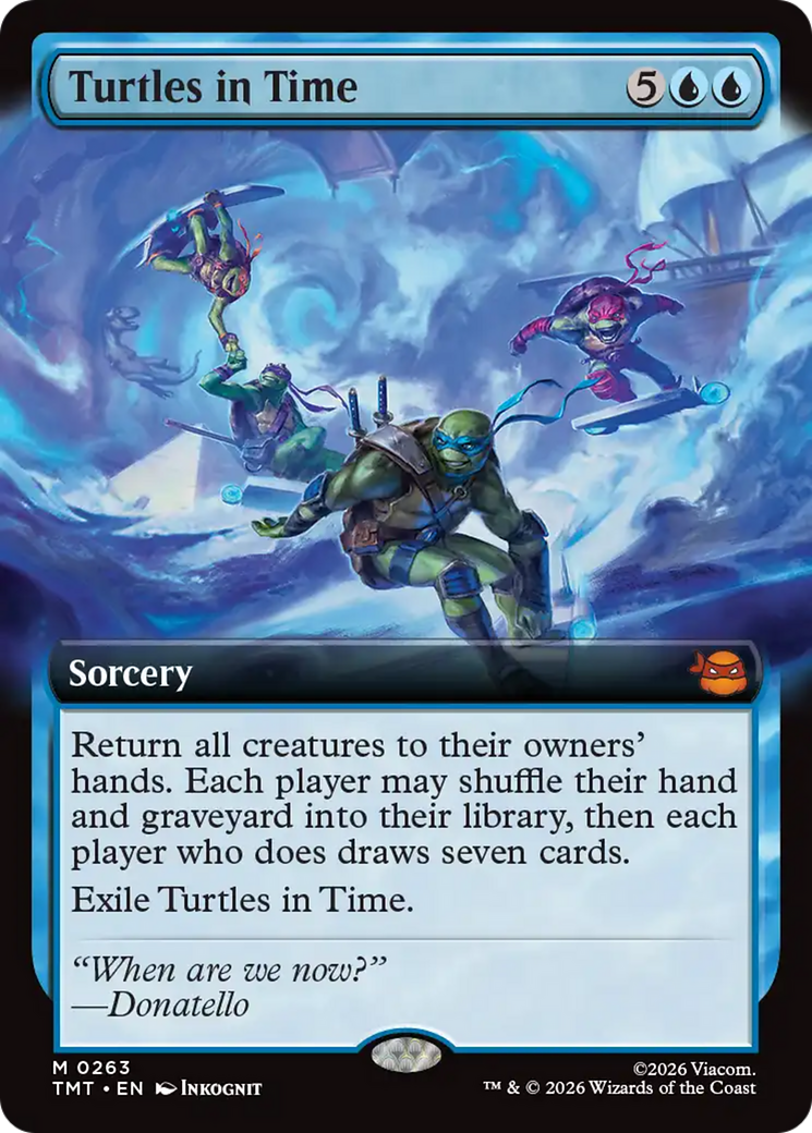 Turtles in Time (Extended Art) [Teenage Mutant Ninja Turtles] | Card Merchant Takapuna