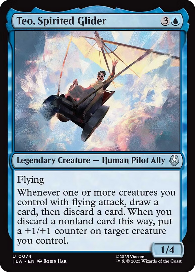 Teo, Spirited Glider [Avatar: The Last Airbender] | Card Merchant Takapuna