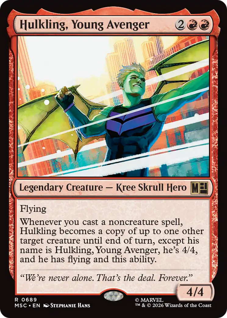 Hulkling, Young Avenger [Marvel Super Heroes Commander] | Card Merchant Takapuna